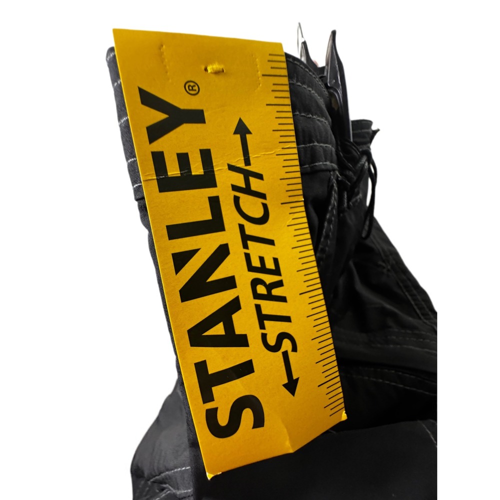 Stanley Stretch Mens 38 Black Cargo Shorts‎ Workwear Casual Outdoor Pockets - Picture 7 of 7